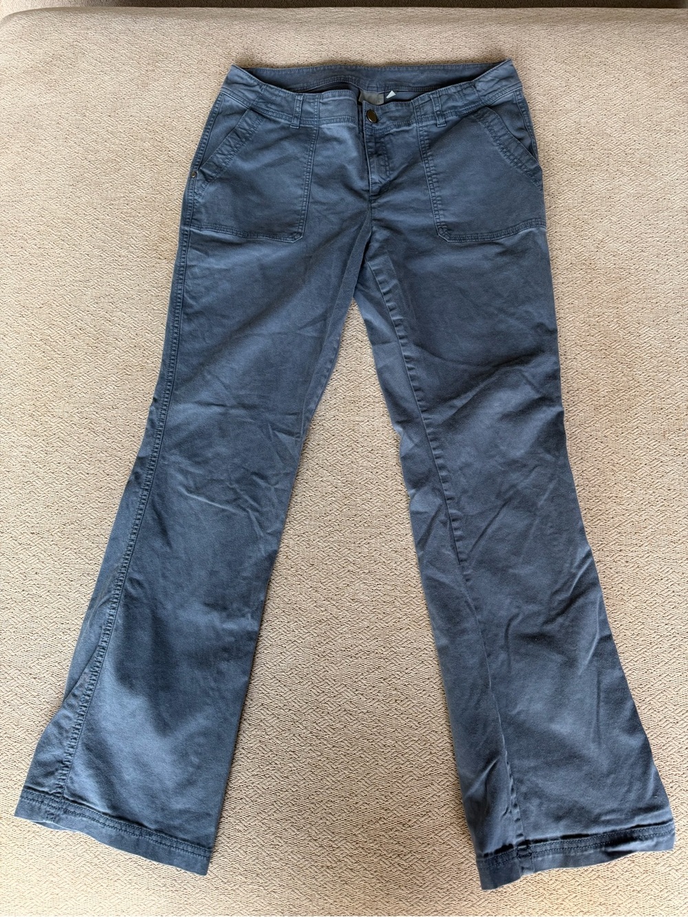 Athleta Boulder Bootcut Mid Rise Pants Slate Blue Size 14